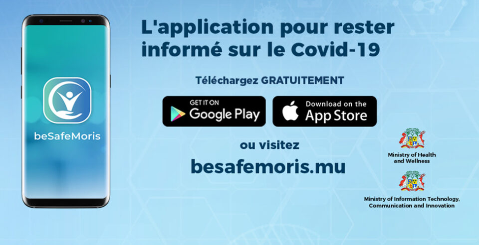 BeSafeMoris, une appli pour sensibiliser sur le Covid-19