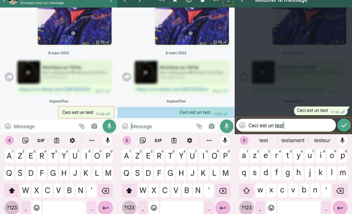 Astuce WhatsApp : Comment éditer rapidement des messages ?