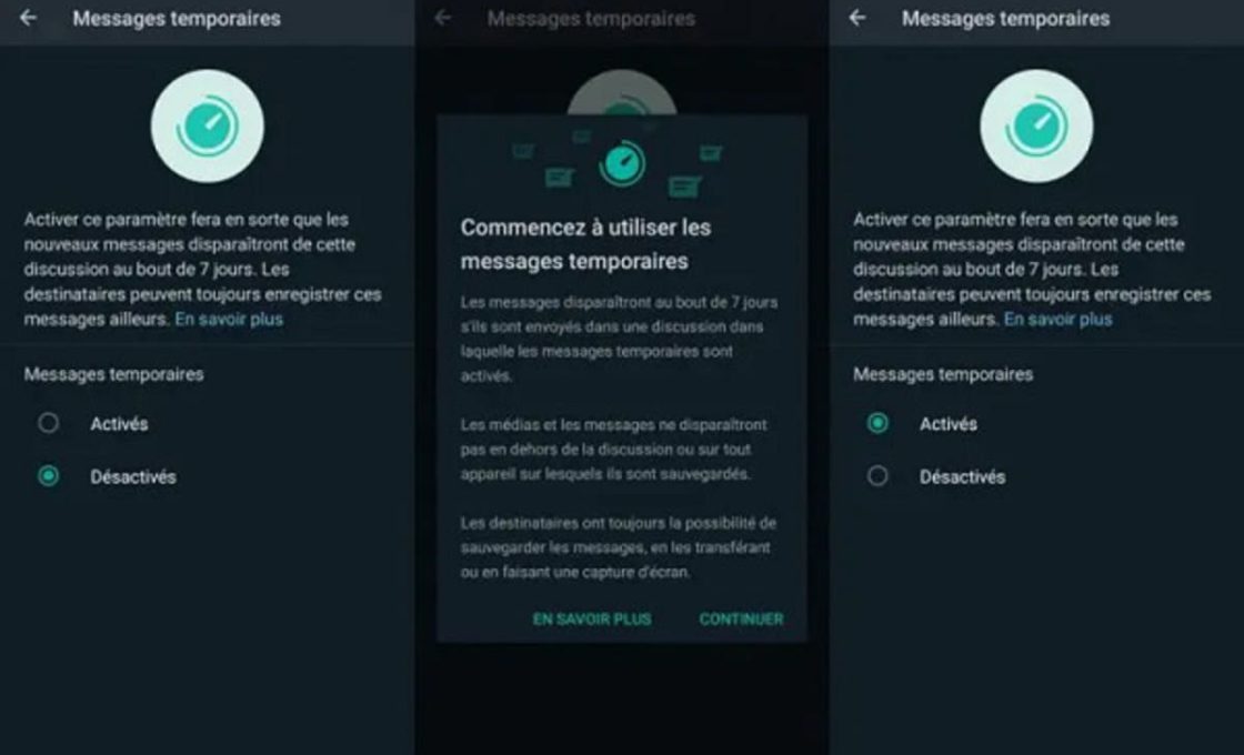 WhatsApp : Comment activer les messages éphémères en 3 clics ?