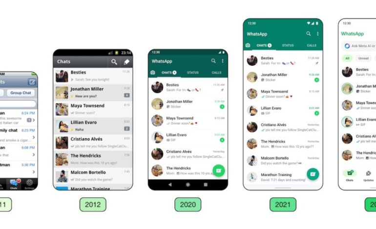  WhatsApp dévoile un nouveau look : Les interfaces iOS et Android mises à jour