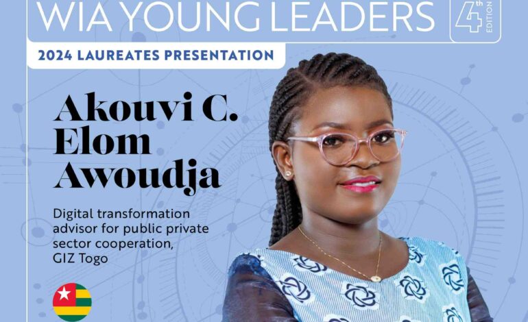 La Togolaise Akoua Awoudja, parmi les 10 lauréates du programme WIA Young Leaders 2024